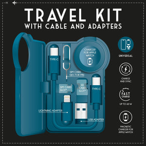 Legami - Kit de viaje con cable y adaptadores