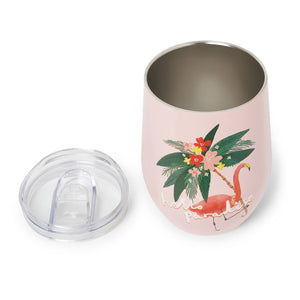 Legami - Vaso térmico de 325 ml - Flamenco - Frío y caliente