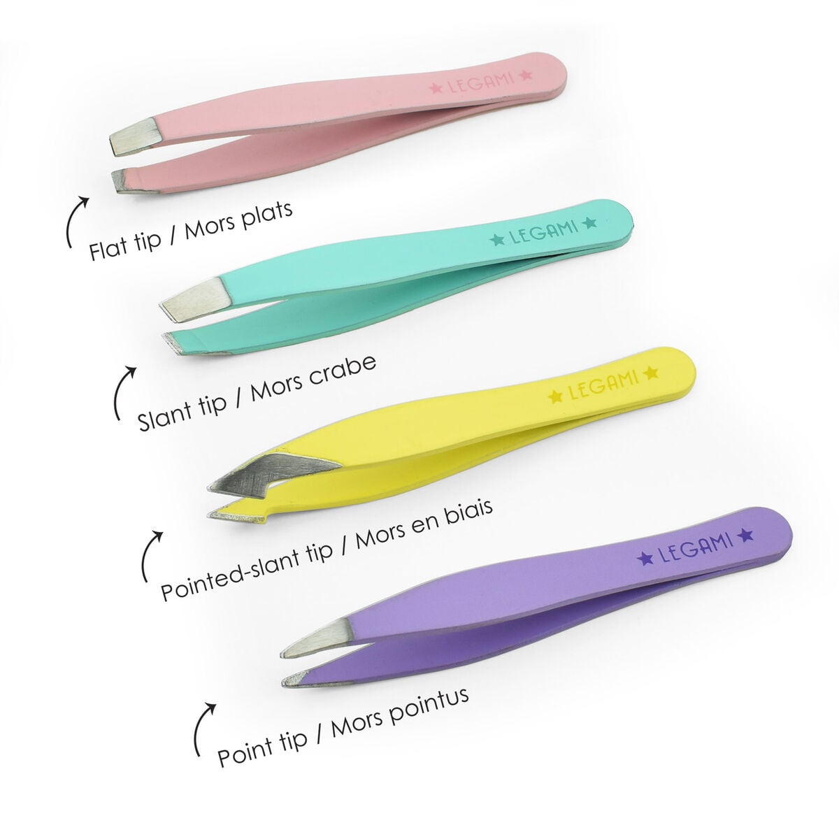 Legami - Set de 4 mini pinzas multicolores - Bye Bye Frida