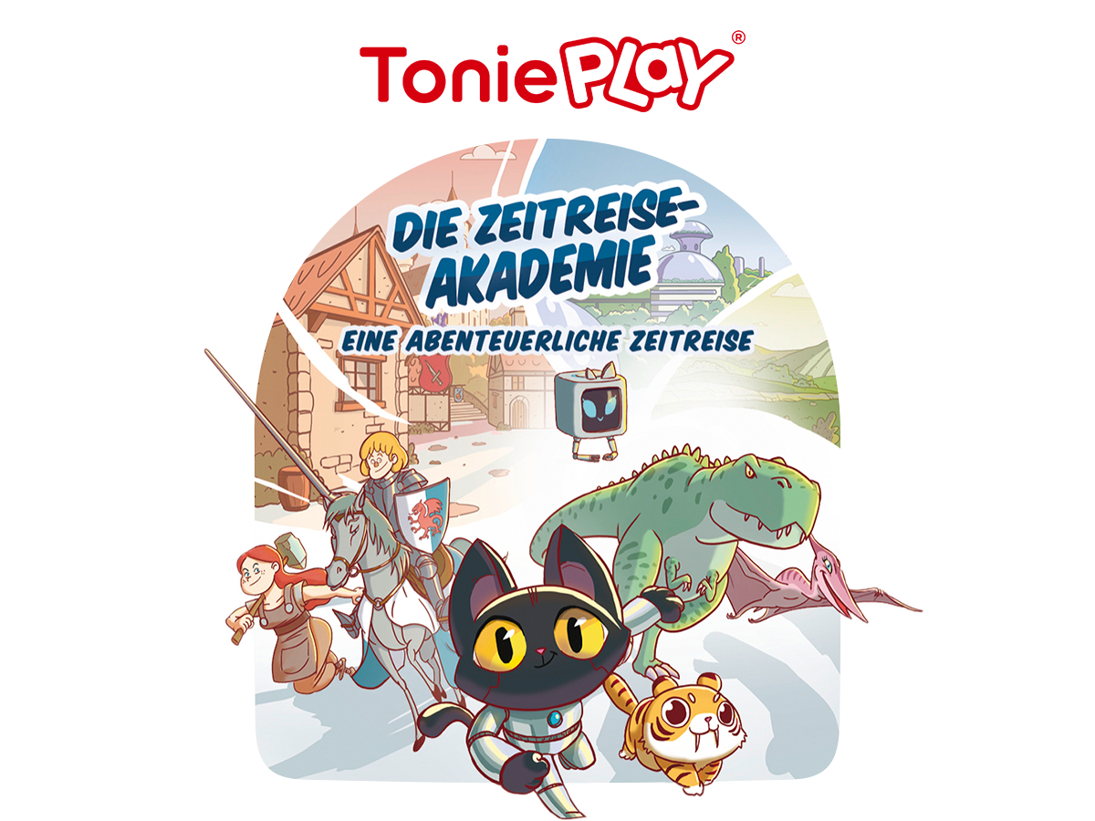 Tonies - Academia de Viajes en el Tiempo en Alemán: ¡un viaje en el tiempo para los jóvenes exploradores! - Tonieplay