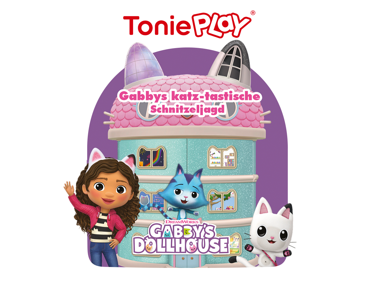 Tonies - Alemán [DE] La Casa de Muñecas de Gabby: La increíble Búsqueda del Tesoro de los gatos de Gabby - Tonieplay