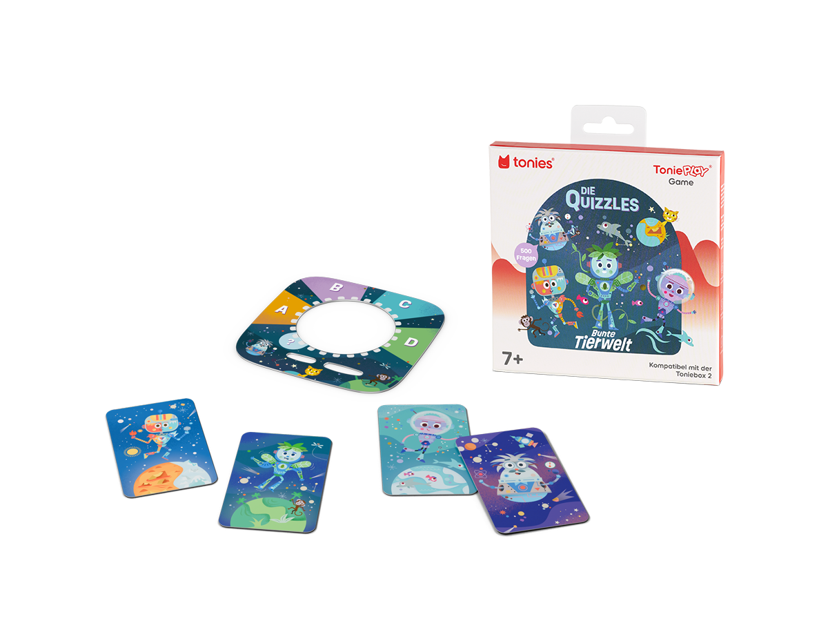 Tonies - Alemán Los Quizzles: El Mundo de los Animales Coloridos - Tonieplay