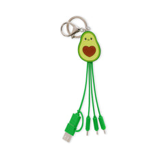 Legami - Cable de carga 6 en 1 Llavero Aguacate - Link Up