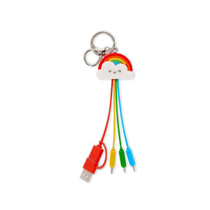Legami - Llavero Cable de Carga 6 en 1 Rainbow - Link Up