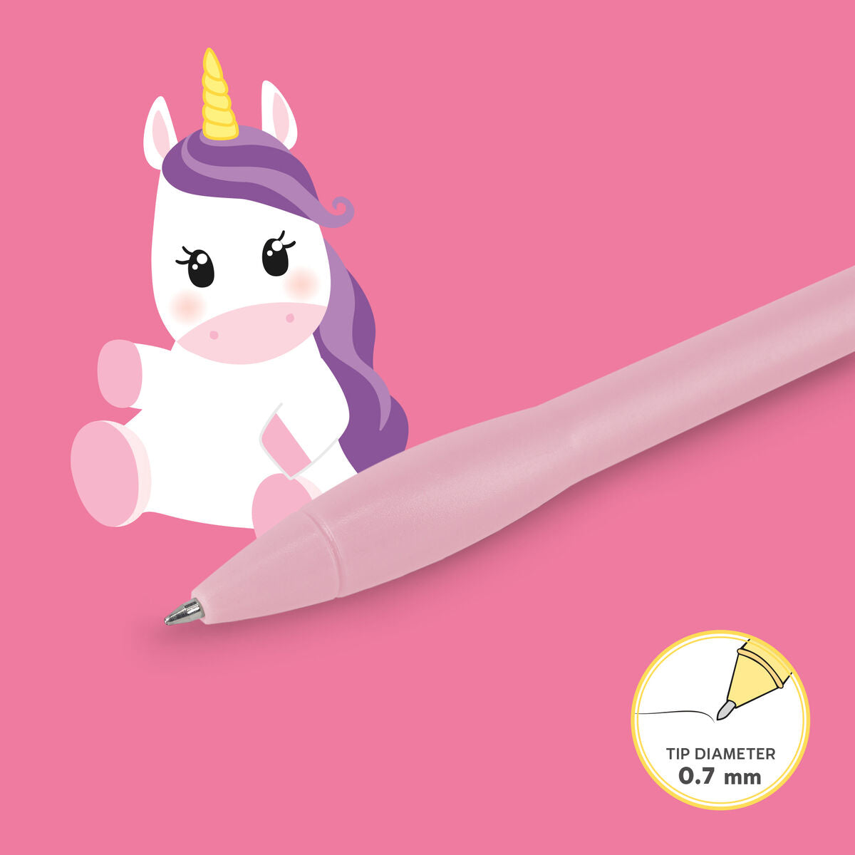 Legami - Bolígrafo Luminoso - Unicornio - Escribir es Magia