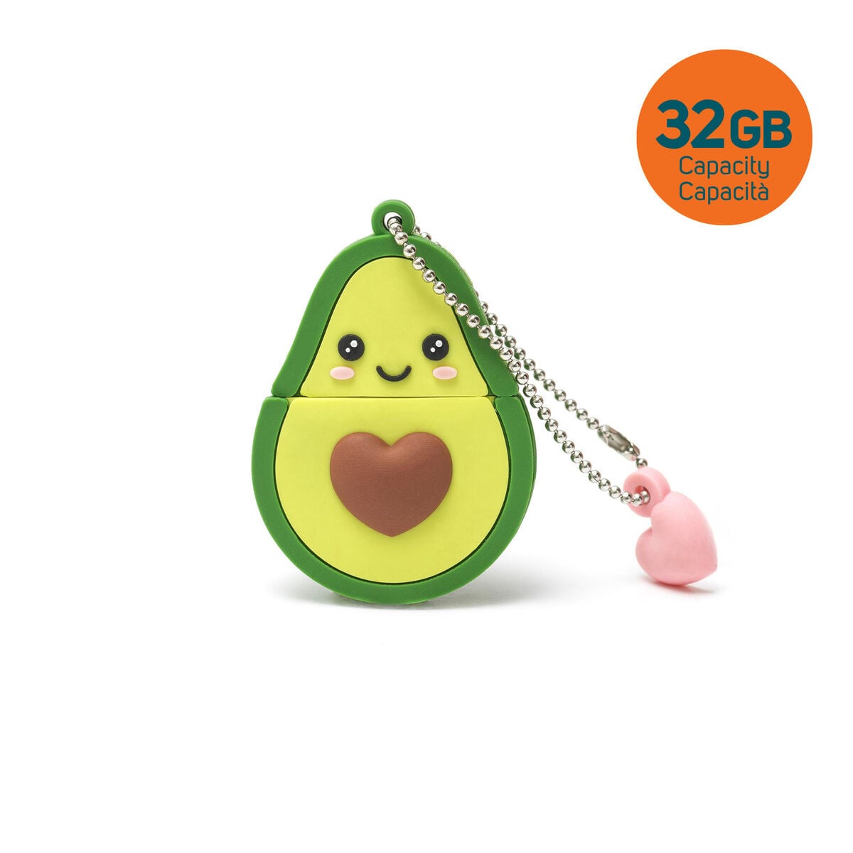 Legami - Unidad flash USB 3.0 de 32 GB con forma de aguacate - Unidad flash