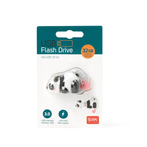Legami - Unidad flash USB 3.0 Panda de 32 GB - Unidad flash