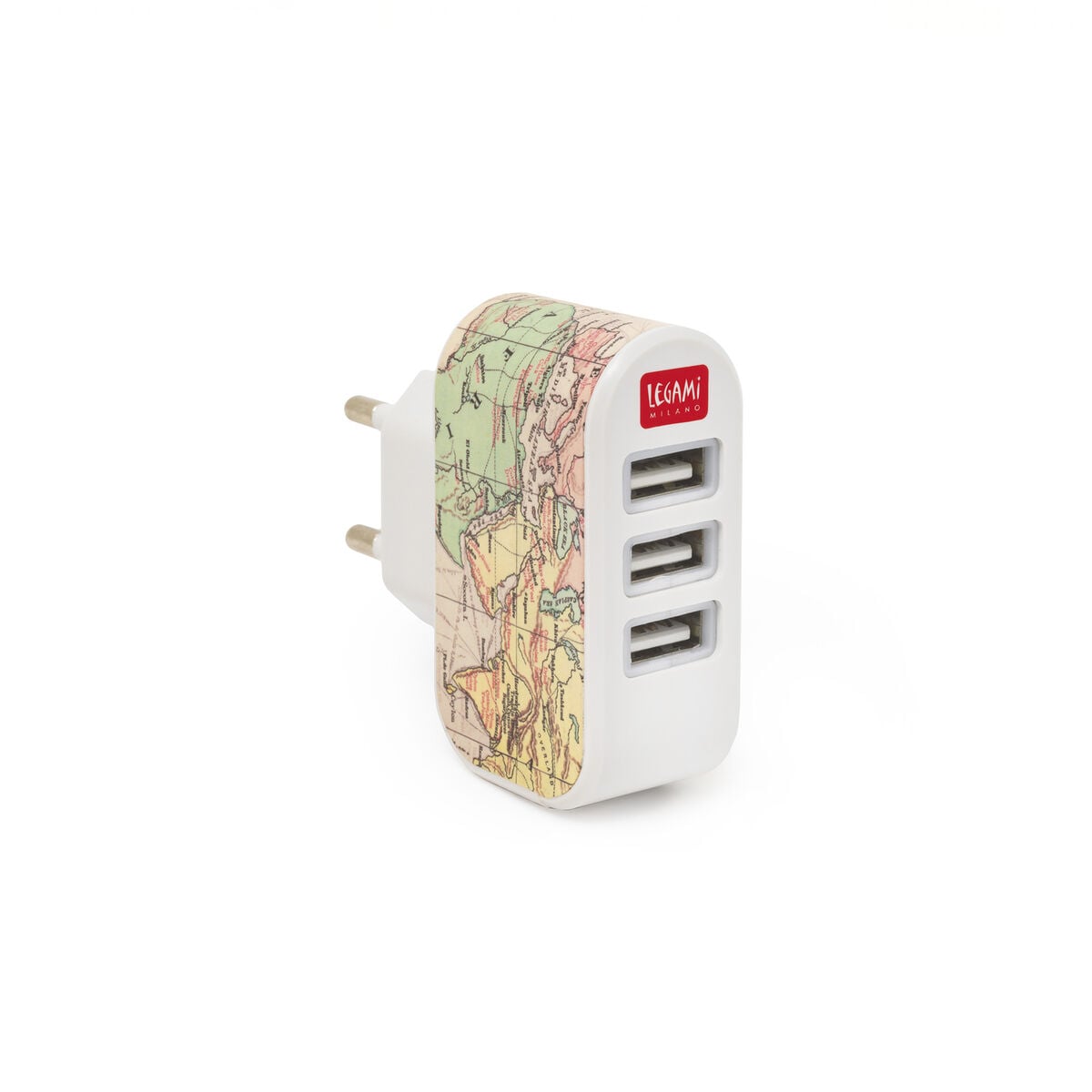Legami - Cargador de pared - 3 USB - Plug & Charge