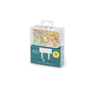 Legami - Cargador de pared - 3 USB - Plug & Charge