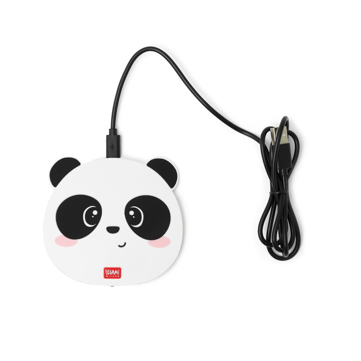Legami - Cargador inalámbrico para smartphone con panda - Súper rápido