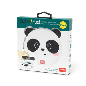 Legami - Cargador inalámbrico para smartphone con panda - Súper rápido