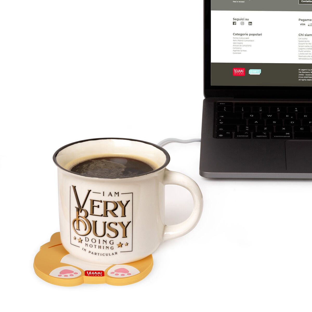 Legami - USB Calentador de Tazas - Corgi - Warm It Up