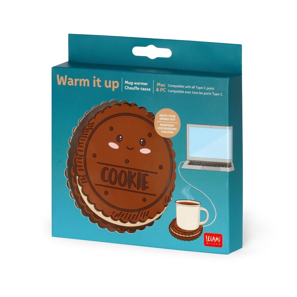 Legami - Calentador de Tazas - Cookie - Warm It Up