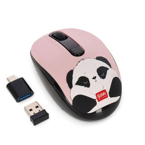 Legami - Ratón inalámbrico Panda - Ratón inalámbrico