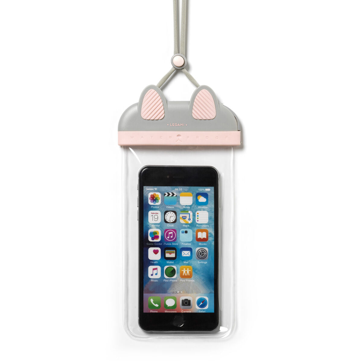 Legami - Bolso Pequeño Impermeable para Smartphone Kitty - Bolso Pequeño Impermeable para Smartphone
