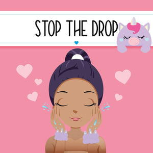 Legami - Bandas de muñeca con diseño de unicornio anti goteo para el cuidado de la piel - Stop Drop