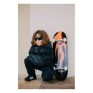Mino Skateboards - Sunny Flame Skateboard | Negro