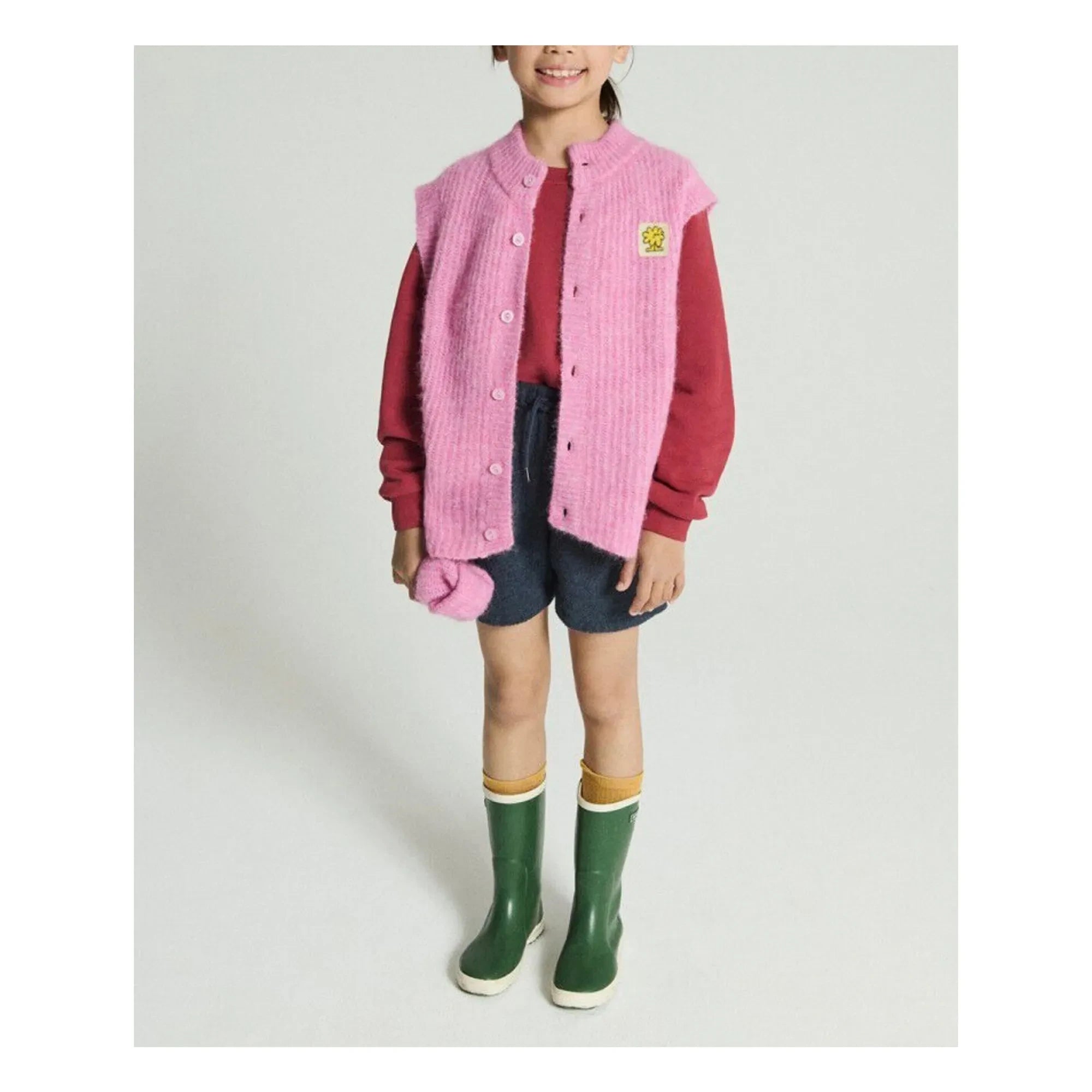 American Vintage - Chaleco sin mangas de alpaca East | Rosa