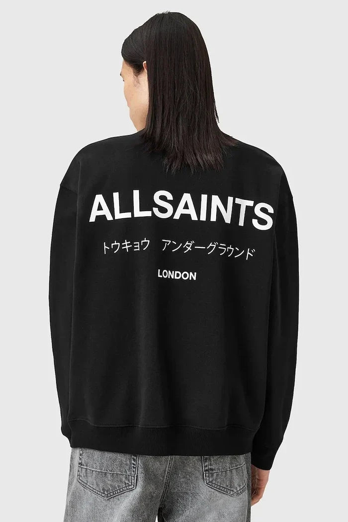 Sudadera de algodón AllSaints UNDERGROUND
