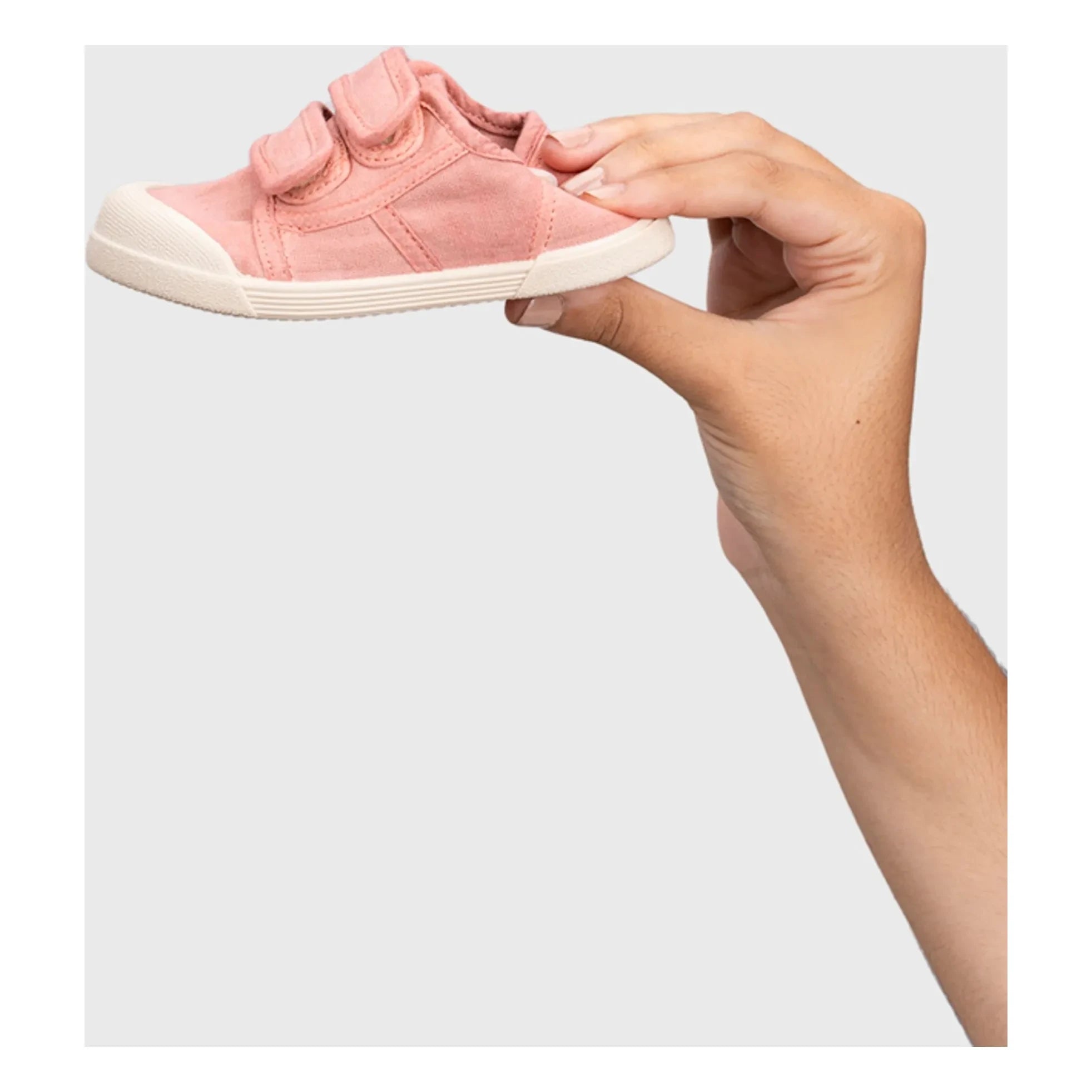 Igor - Zapatillas deportivas de doble raya Lona | Rosa pálido