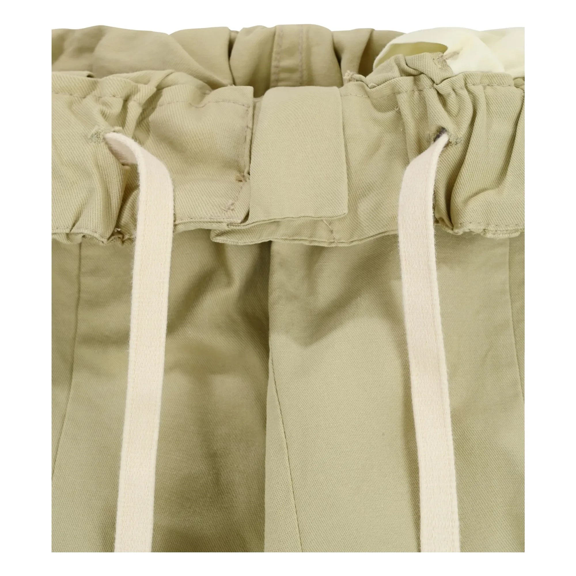 Kappy - Pantalones Anchos con Pliegues | Beige