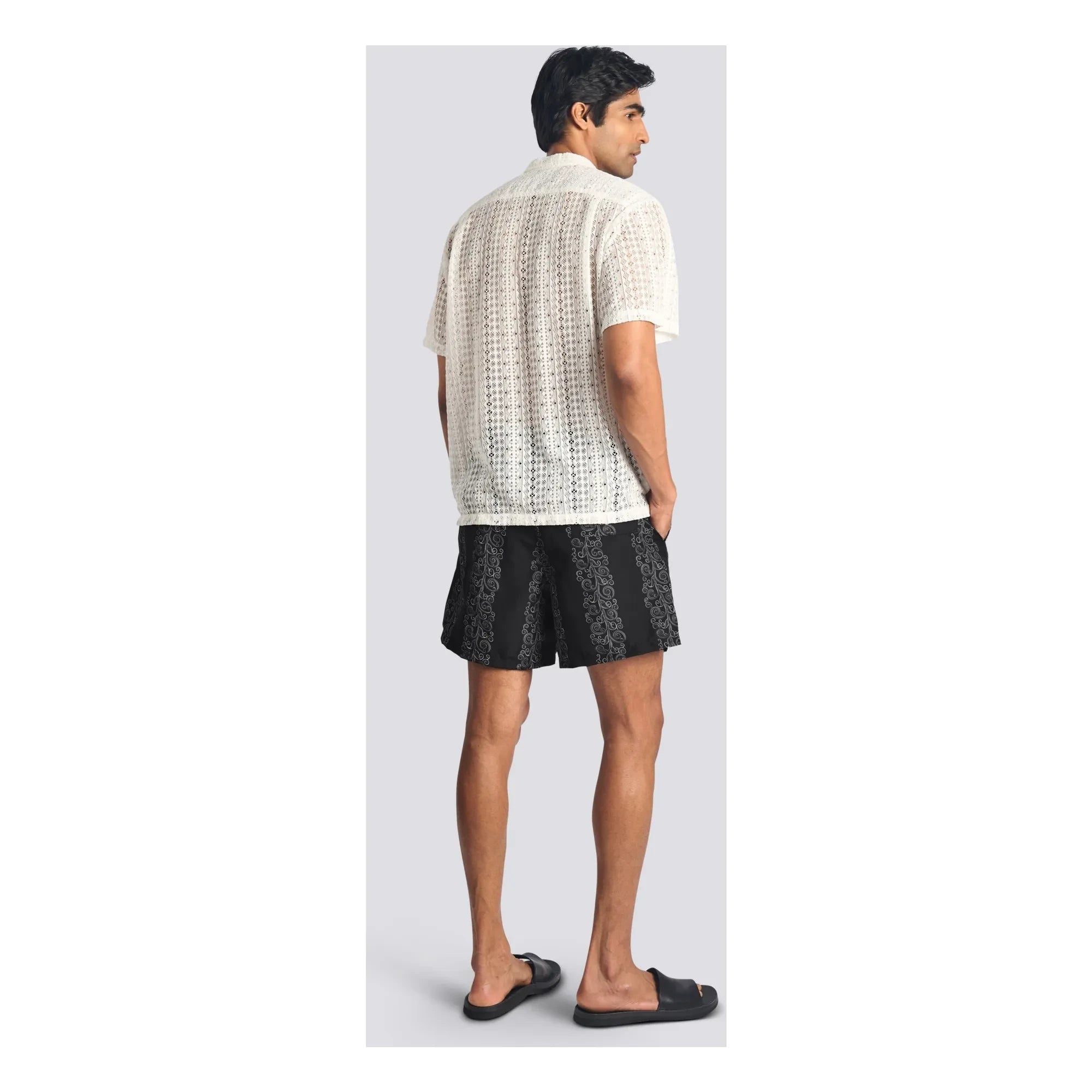 Bather - Gonzo Camisa de encaje | Blanca