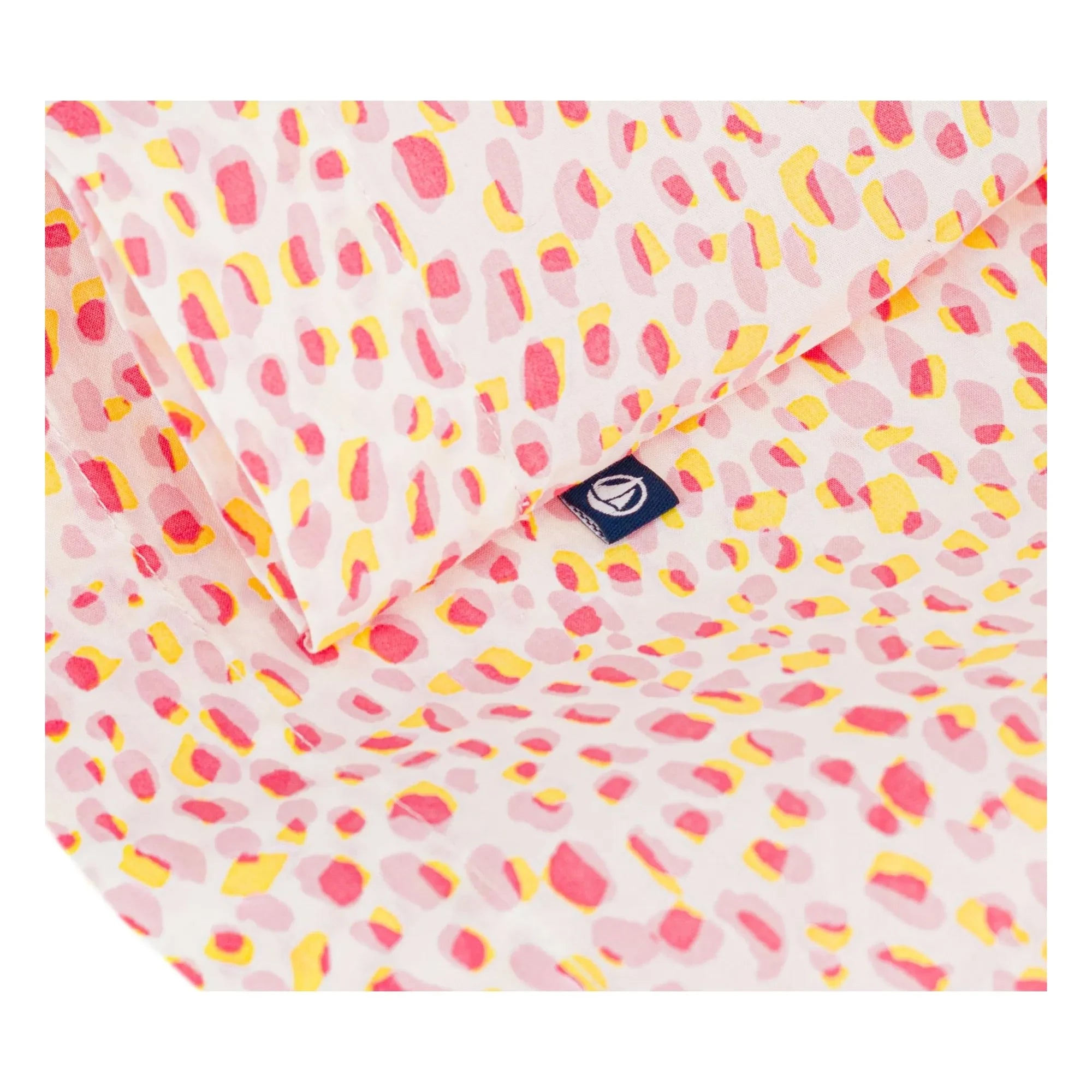 Petit Bateau - Falda con lunares de algodón orgánico | Coral