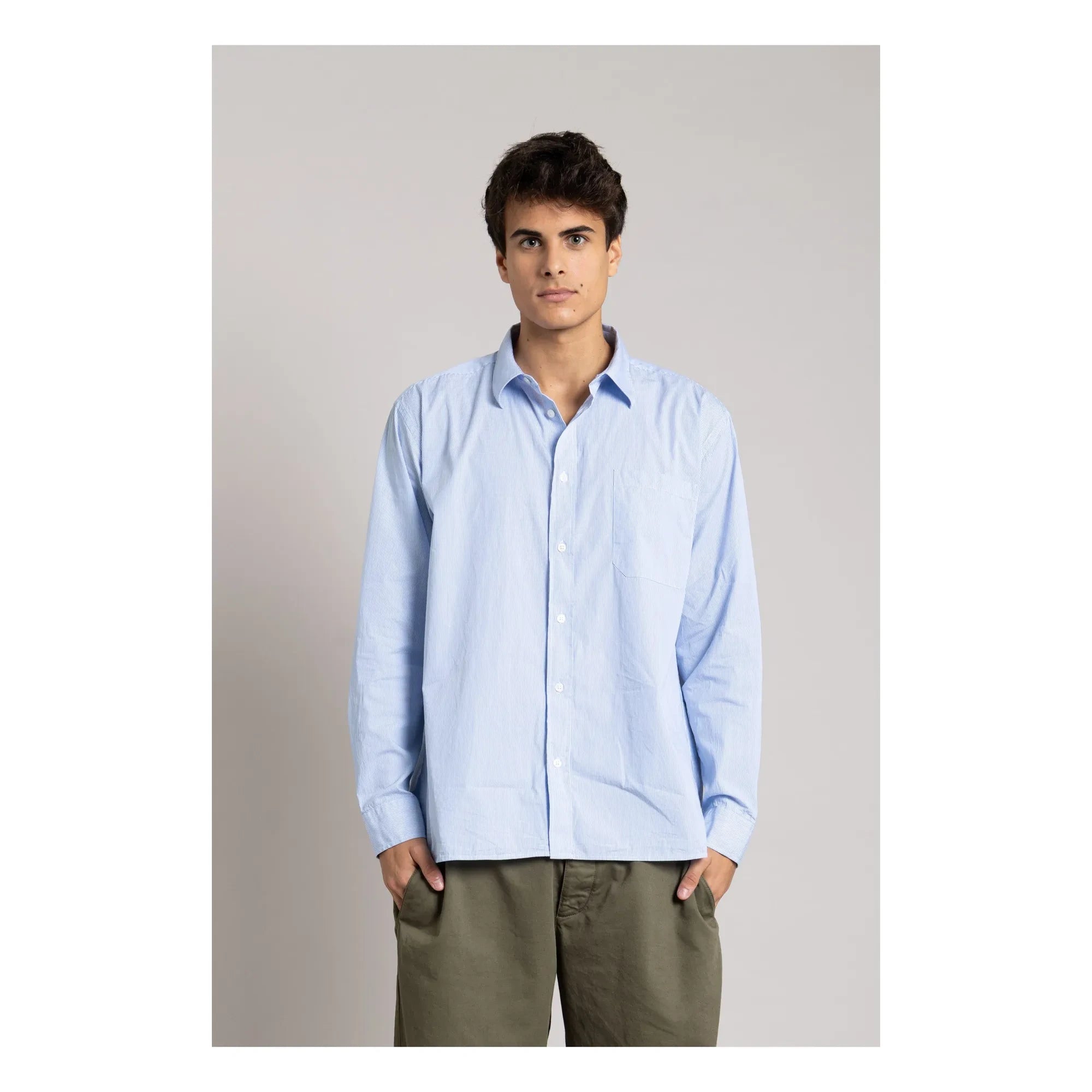 Smallable Man - Zola Camisa Rayas | Azul Claro