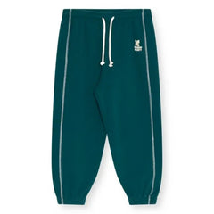 Pantalones deportivos flexibles con logo de The New Society - TNS | Verde