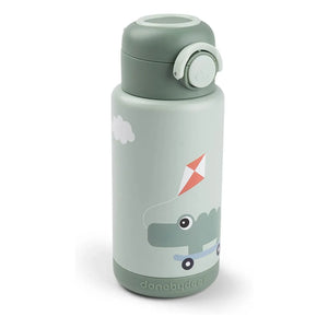 Done by deer - Botella de agua aislada para juego | Verde