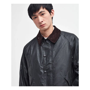 Barbour - Chaqueta Transport Wax Bone | Negro