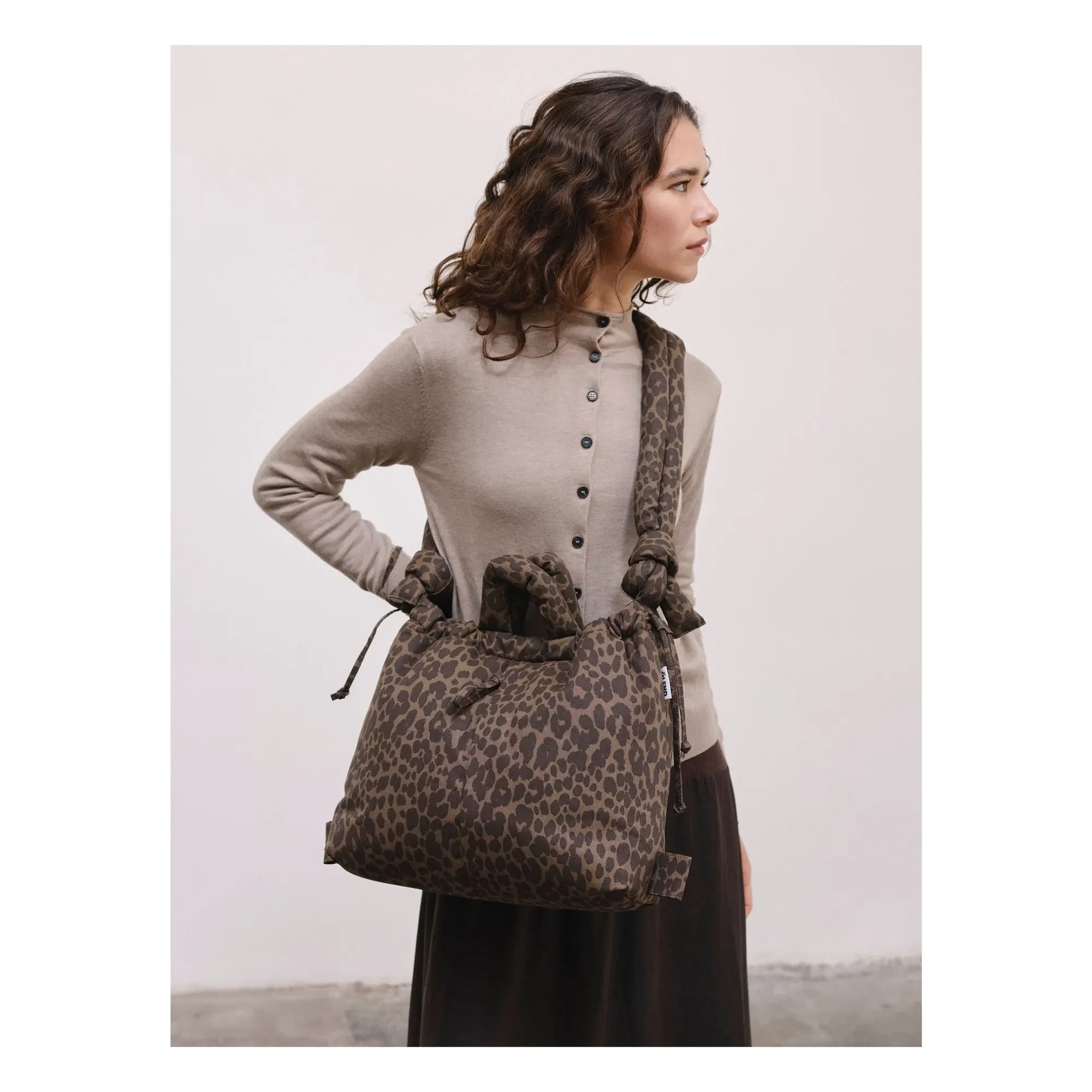 Bolso Olend - Ona Soft Leopardo | Marrón