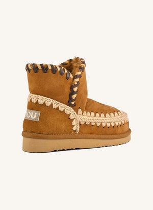 Mou - Botas Eskimo con costura | Cognac