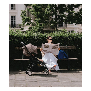 Stokke® - Cochecito YOYO³ 6+ Chasis negro | Leopardo
