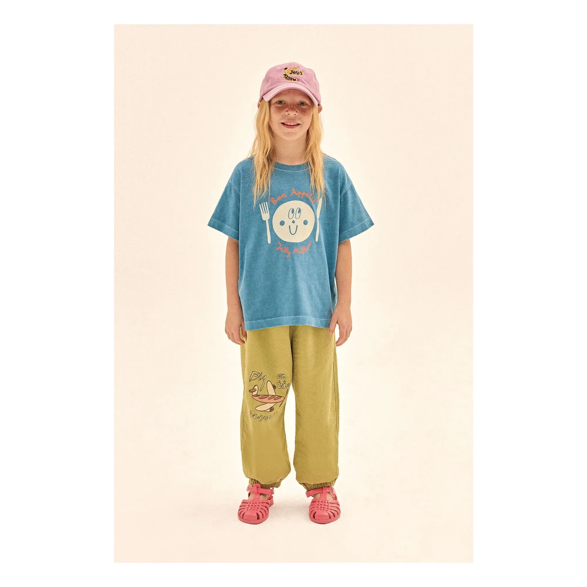 Jelly Mallow - Camiseta Bon Appetit | Azul
