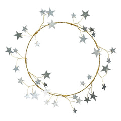 Madam Stoltz - Adorno de estrella decorativo | Dorado