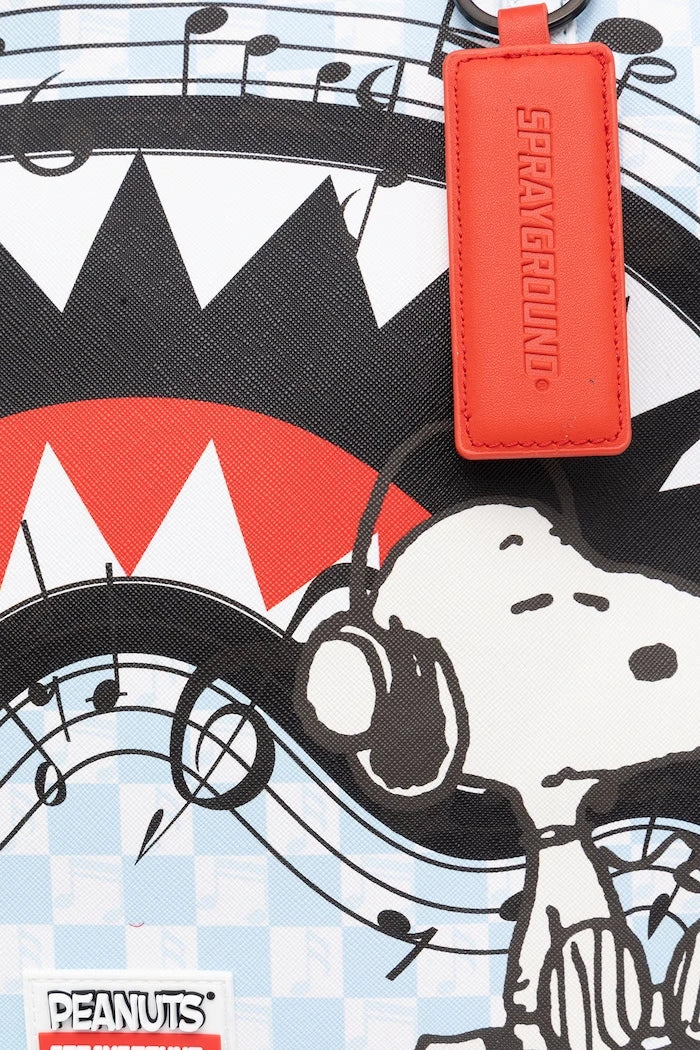 Sprayground - Snoopy Mavi Suni Deri Kadın Omuz Çantası 910T9456NSZ
