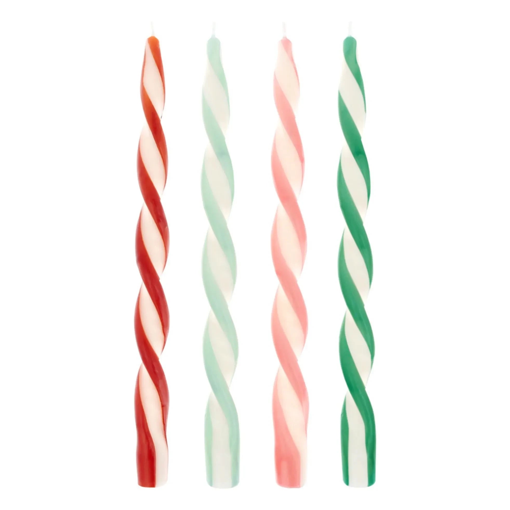 Meri Meri - Velas retorcidas surtidas - Juego de 4