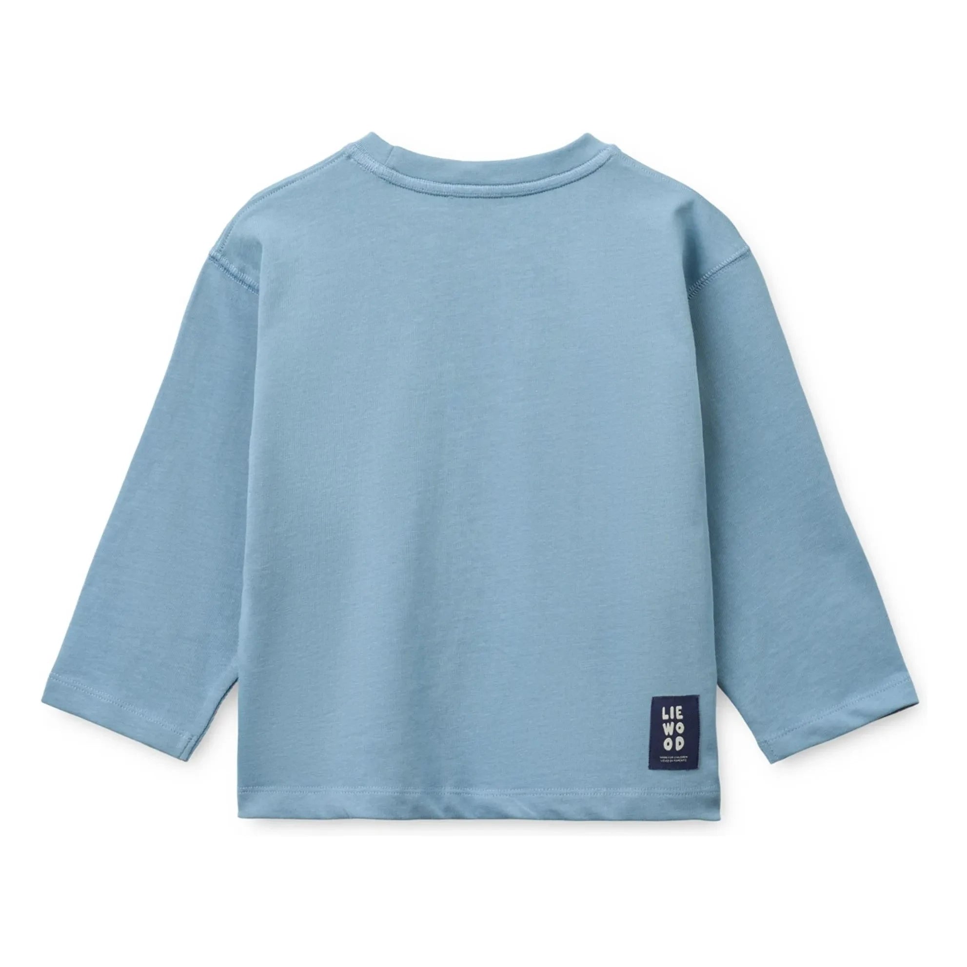 Liewood - Camiseta de Algodón Orgánico Tyler Cool Kids | Azul