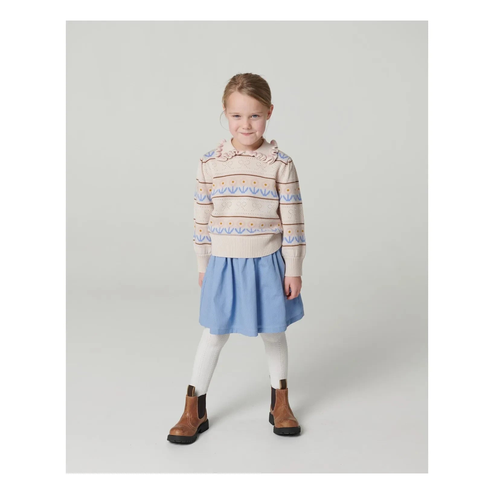 Copenhagen Colors - Jersey de cuello redondo de lana | Beige
