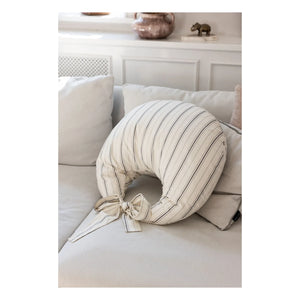 Sebra - Cojín de lactancia de rayas color crema | Beige