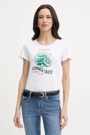 Camiseta de algodón para mujer Liu Jo