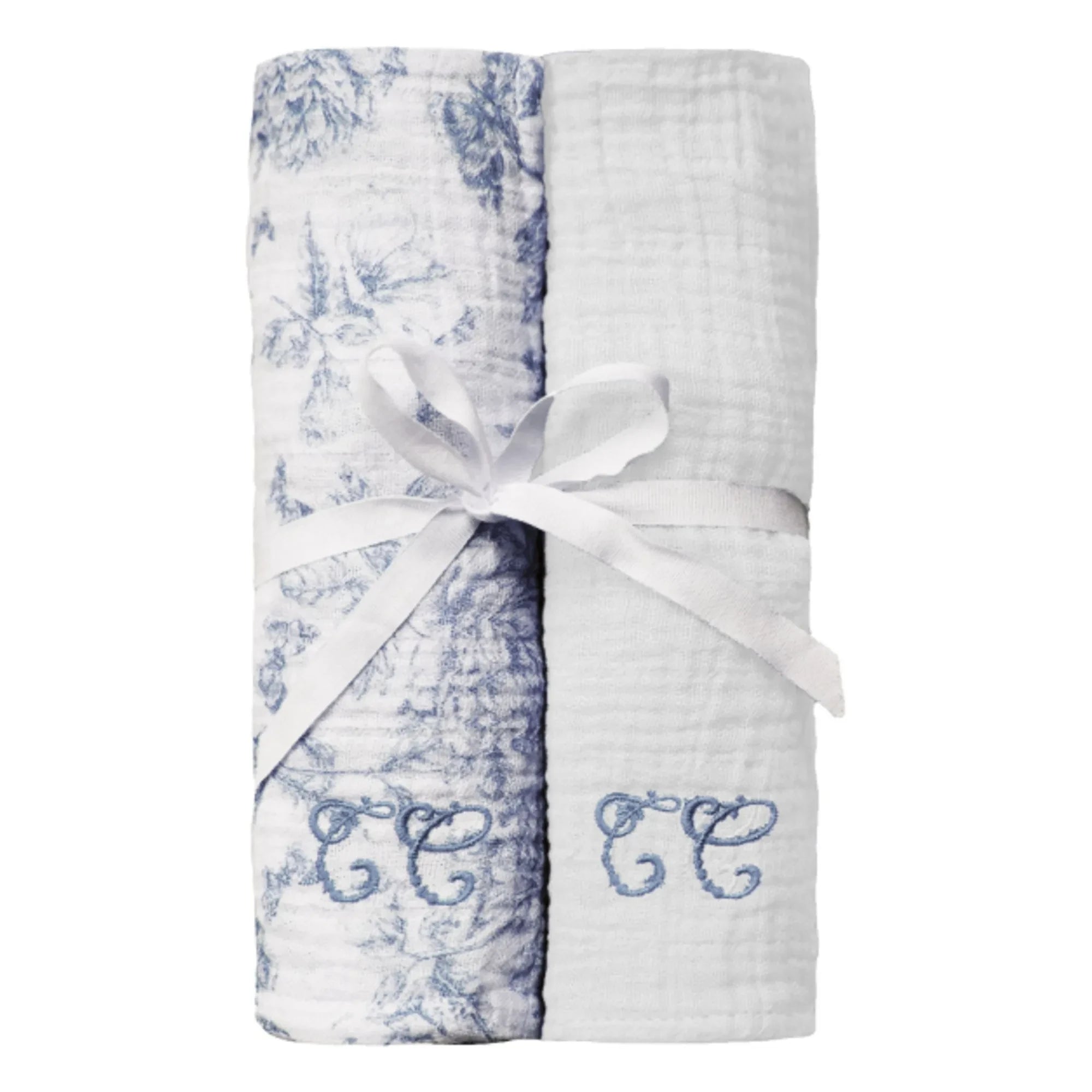 Tartine et Chocolat - Paños Toile de Jouy - Set de 2 | Azul marino