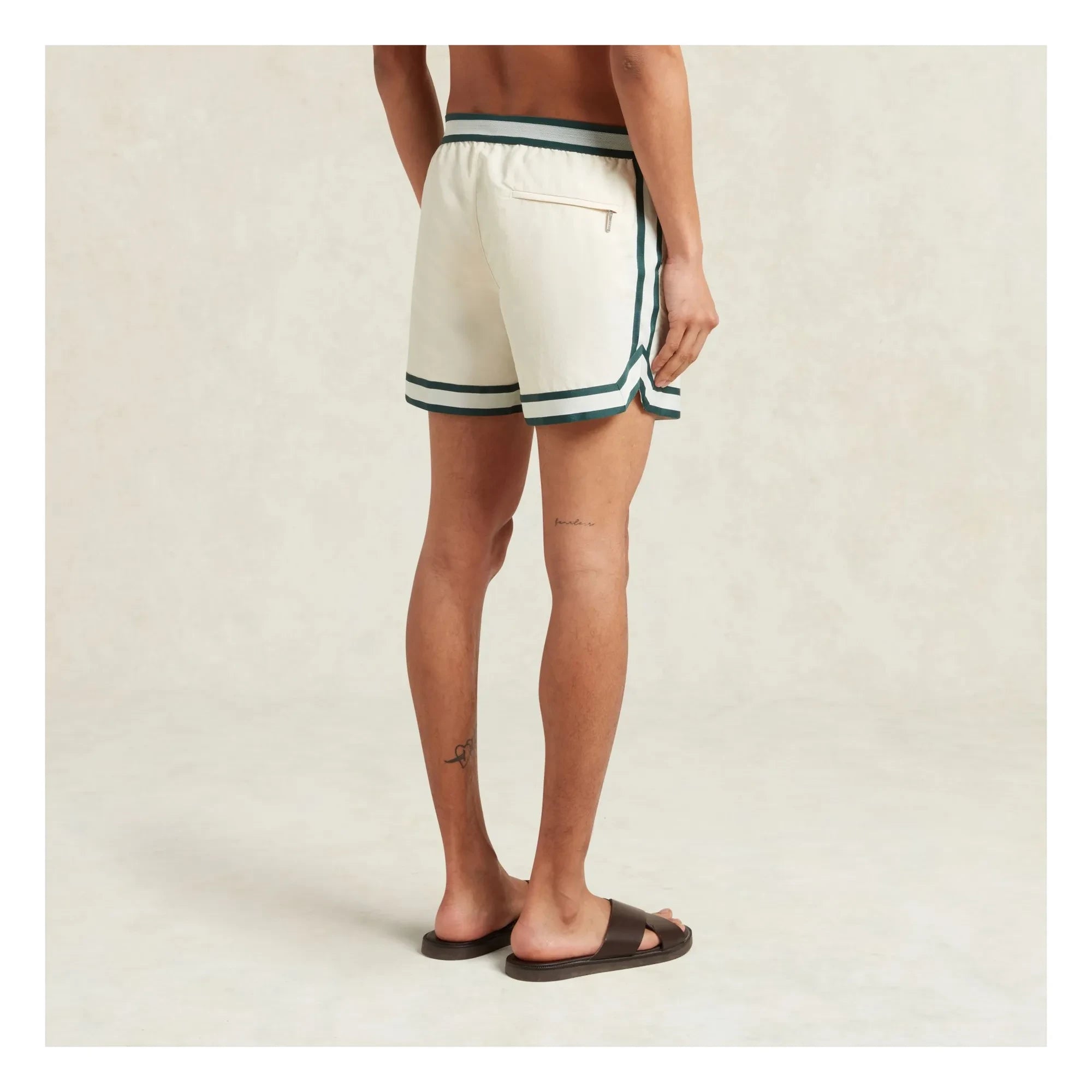Ché Studios - Pantalón corto de baño Baller | Blanco - Crema