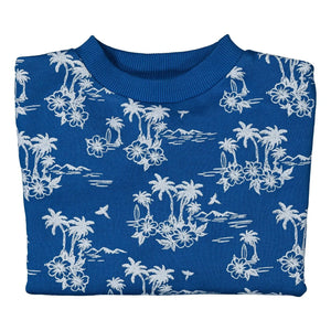 Louis Louise - Sudadera Mike Hawaii Molton | Índigo