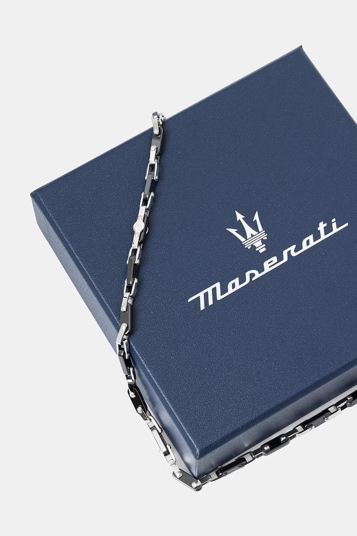 MASERATI Pulsera de hombre de acero inoxidable CERAMIC