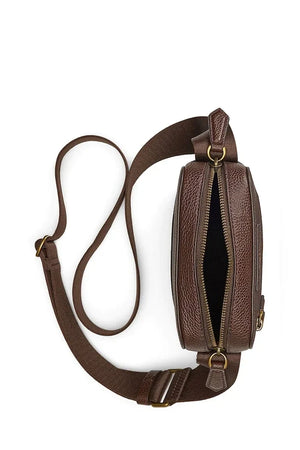 Bandolera de cuero Polo Ralph Lauren para hombre
