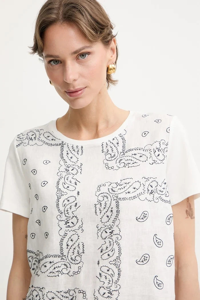 Camiseta de algodón GENIO para mujer de Weekend Max Mara