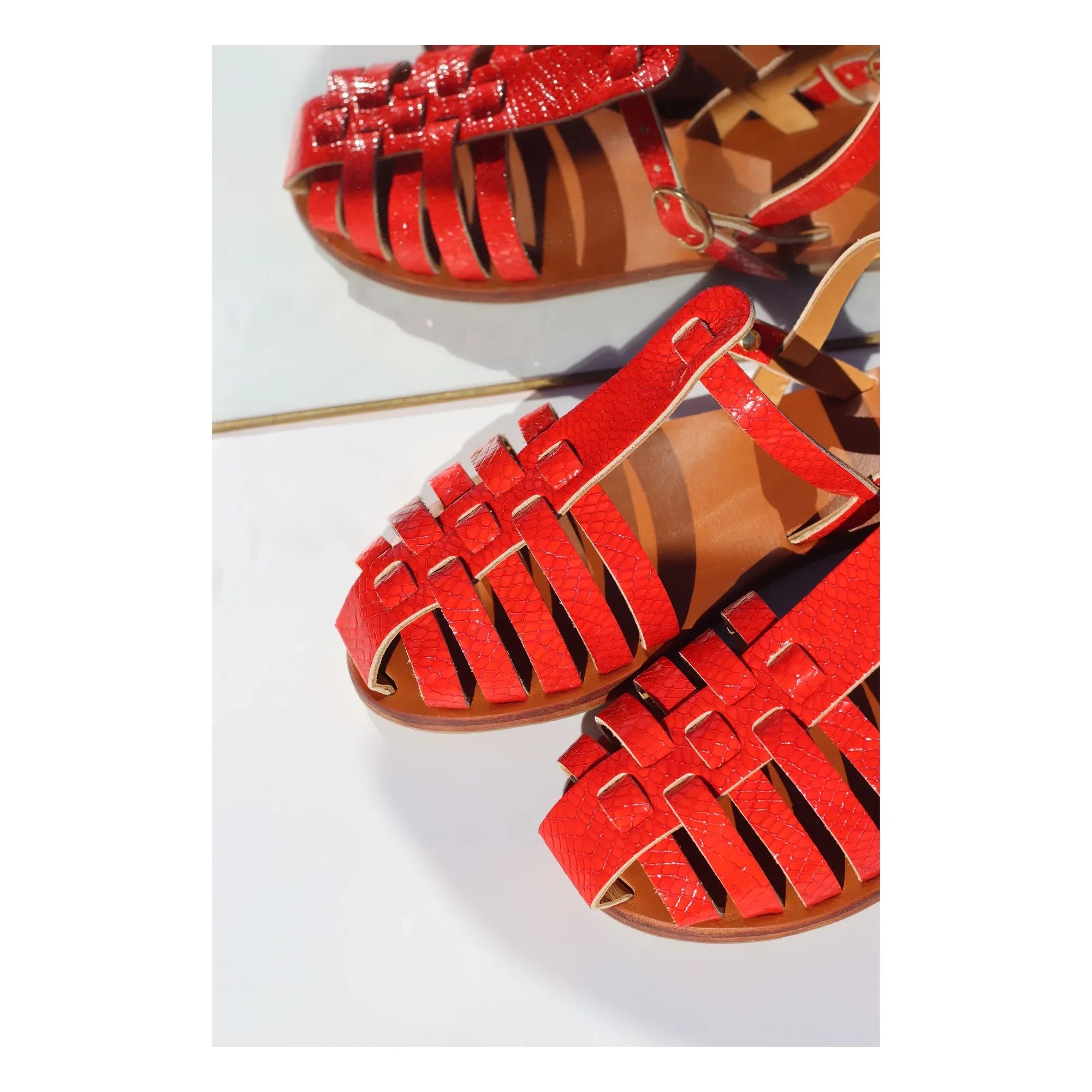 Sandalias Mama Praïa - Fisherman Lipstick | Rojo