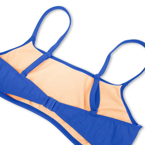 Miska Paris - Top de Bikini Estilo Bralette | Azul
